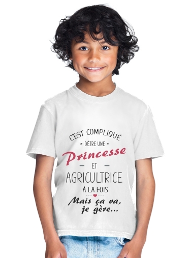 tshirt enfant Princesse et agricultrice
