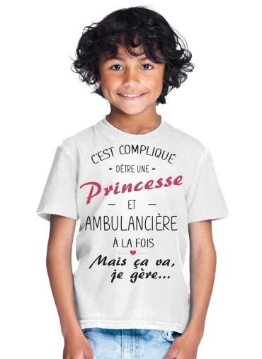 tshirt enfant Princesse et ambulanciere