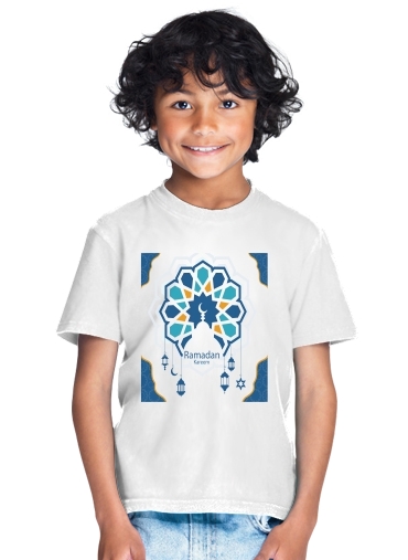 tshirt enfant Ramadan Kareem Blue