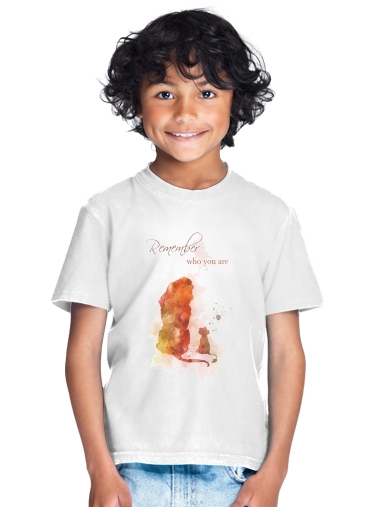 tshirt enfant Remember Who You Are Lion King