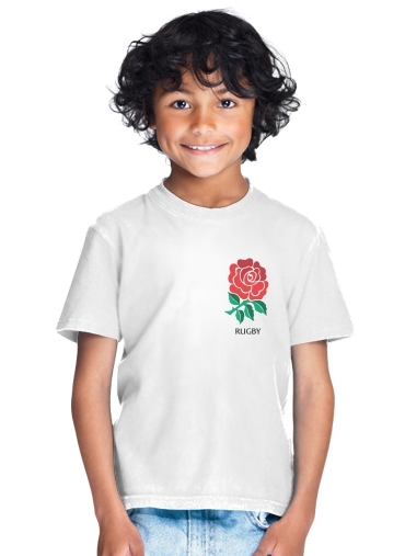 tshirt enfant Rose Flower Rugby England