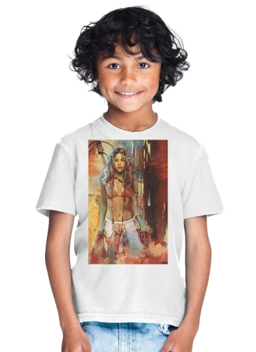 tshirt enfant Shakira Painting