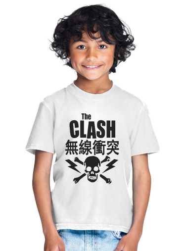 tshirt enfant the clash punk asiatique