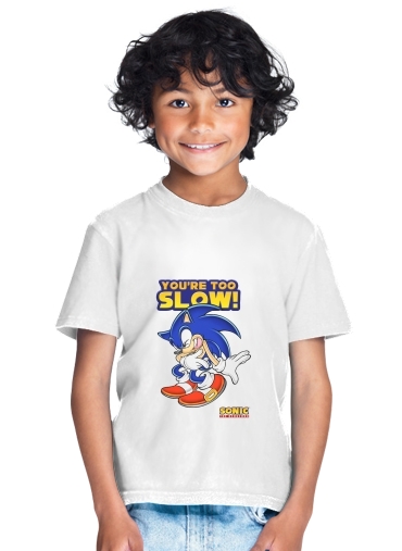 tshirt enfant You're Too Slow - Sonic