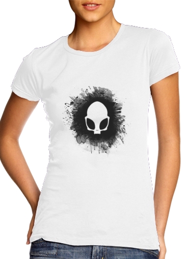 Tshirt Skull alien femme