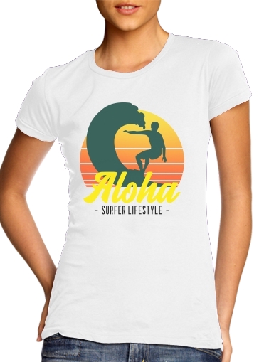 Tshirt Aloha Surfer lifestyle femme