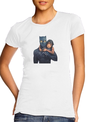 Tshirt Black Panther x Mowgli femme
