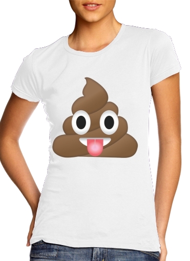 Tshirt Caca Emoji femme