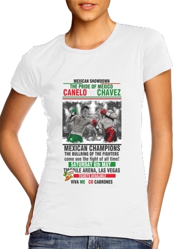 Tshirt Canelo vs Chavez Jr CincodeMayo  femme