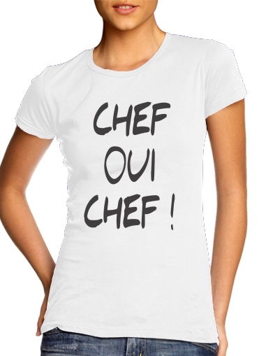 Tshirt Chef Oui Chef femme