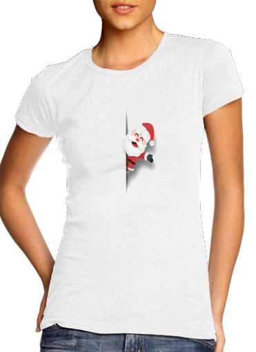 Tshirt Christmas Santa Claus femme