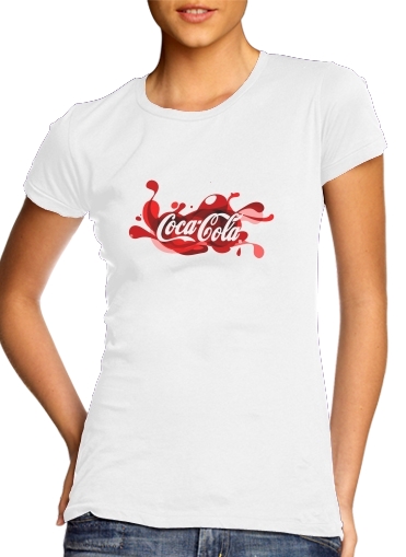Tshirt Coca Cola Rouge Classic femme