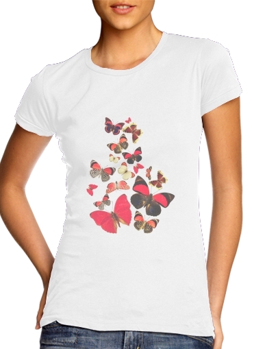 Tshirt Come with me butterflies femme