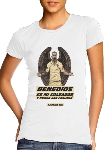 Tshirt Dario Benedios - America femme