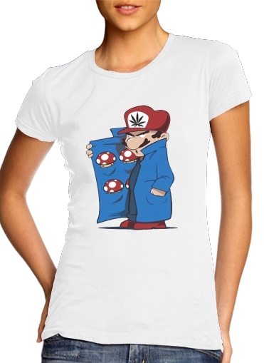 Tshirt Dealer Mushroom Feat Wario femme