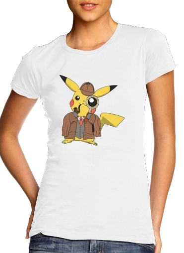 Magliette Detective Pikachu x Sherlock 