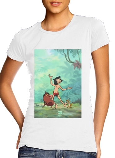 Tshirt Disney Hangover Mowgli Timon and Pumbaa  femme