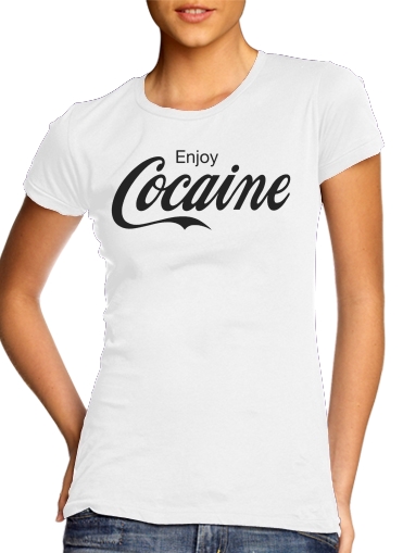 Tshirt Enjoy Cocaine femme