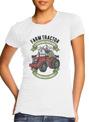 Tshirt Farm Tractor femme
