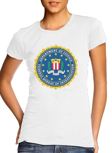 Tshirt FBI Federal Bureau Of Investigation femme