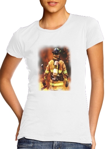 Tshirt Firefighter - pompiere femme