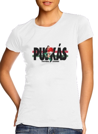 Tshirt Football Legends: Ferenc Puskás - Hungary femme
