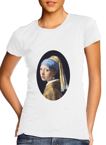 Tshirt Girl with a Pearl Earring femme