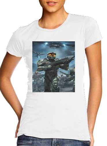 Tshirt Halo War Game femme