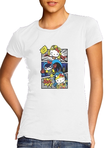 Tshirt Hello Kitty X Heroes femme