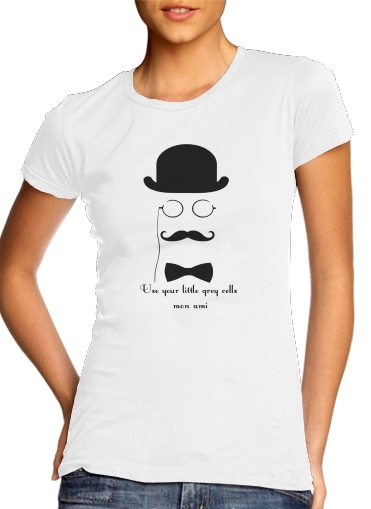 Tshirt Hercules Poirot Quotes femme