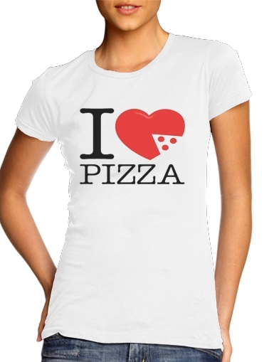 Tshirt I love Pizza femme