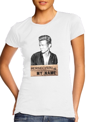 Tshirt James Dean Perfection is my name femme