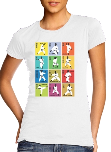 Tshirt Karate techniques femme