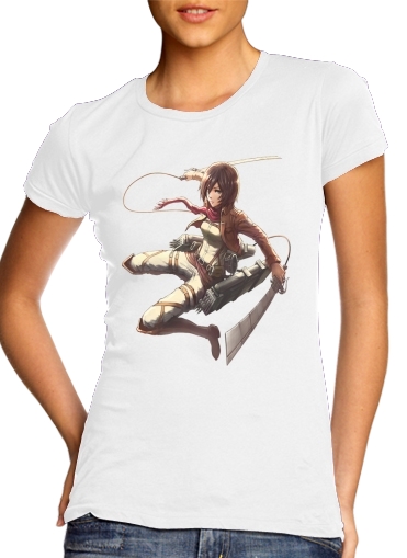 Tshirt Mikasa Titan femme