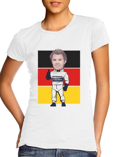 Tshirt MiniRacers: Nico Rosberg - Mercedes Formula One Team femme