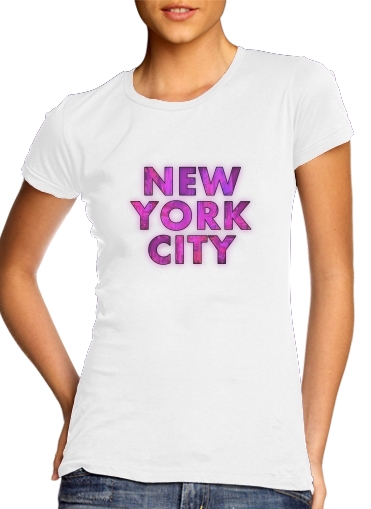 Tshirt New York City - Broadway Color femme