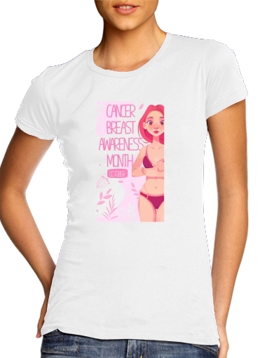 Tshirt October breast cancer awareness month femme