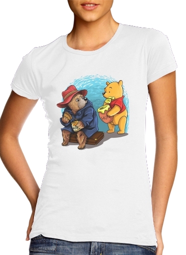 Tshirt Paddington x Winnie the pooh femme