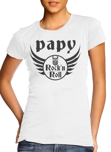 Tshirt Papy Rock N Roll femme