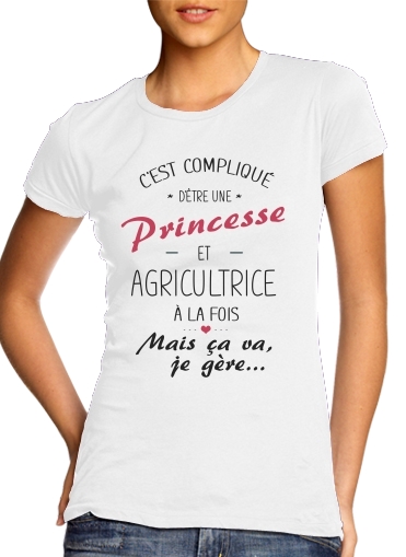 Tshirt Princesse et agricultrice femme