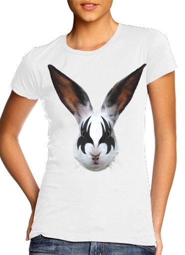 Tshirt Kiss of a rabbit punk femme