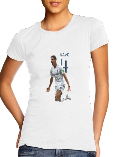 Tshirt Raphael Varane Football Art femme