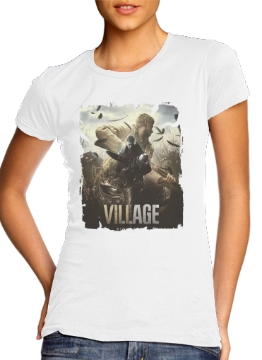 Tshirt Resident Evil Village Horror femme