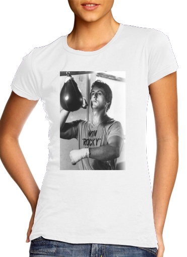 Tshirt Allenamento con palla da biliardo Rocky Balboa femme