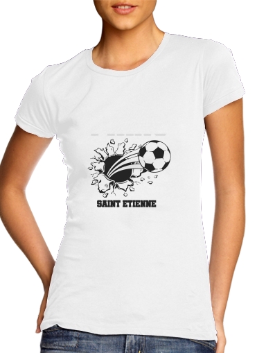 Tshirt Saint Etienne Football Kit Home femme
