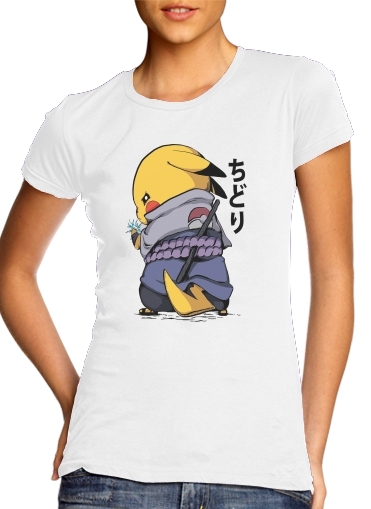 Tshirt Sasuke x Pikachu femme