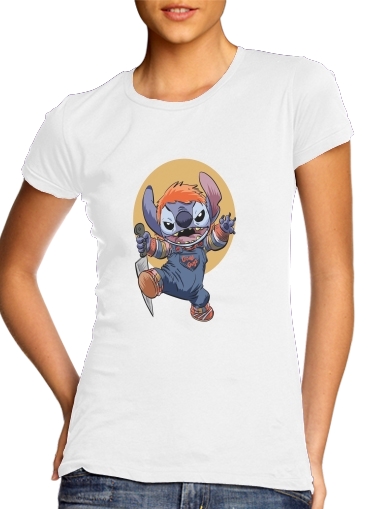 Tshirt Stitch X Chucky Halloween femme