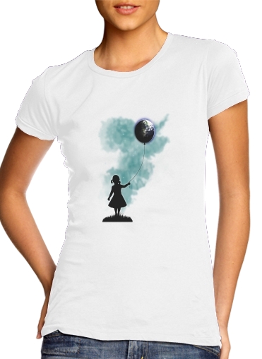 Tshirt The Girl That Hold The World femme