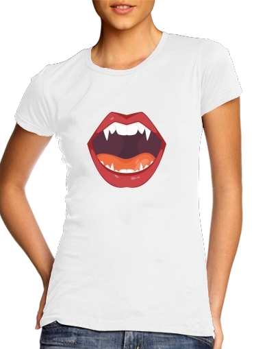 Tshirt Vampire Mouth femme