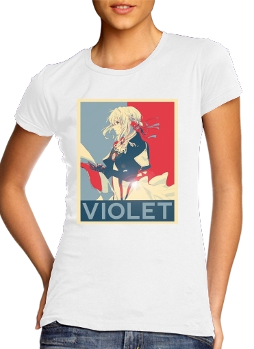 Tshirt Violet Propaganda femme